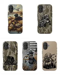 The Duck Hunter & Labrador Series Mobile Phone Case, Compatible with iPhone 17, 16, 15, 14, 13, 12, 11, 8, SE, XR, X, XS Max, Pro, Plus