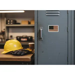 Welding Rods & Helmets USA Flag Die-Cut Magnet, USA Flag Refrigerator Magnet