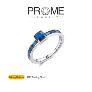 (SR020)S925 Sterling Silver Vintage Cube Ring Light Luxury, Elegant, Charming, Durable for Daily Wear, Hypoallergenic, Perfect Gift for Women