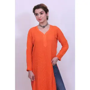 Hoor kurti in Orange