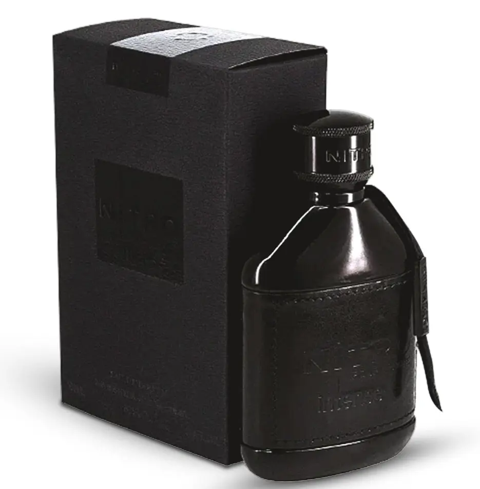 Dumont Nitro Intense Pour Homme Extrait de Parfum 100ml Men Perfume Dark Spicy Woody Oud Musk Long Lasting Scent -3.4 oz