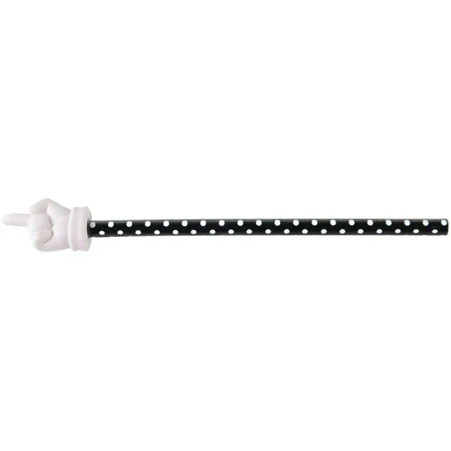 Black Polka Dots Hand Pointer Black Polka Dots Hand Pointer