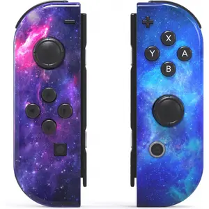 Wireless Gaming Controller for Nintendo Switch/lite/oled, DualVibration Function Replacement Parts, Wake-Up SwitchButton Design