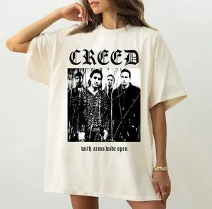 Retro Creed Metal Shirt, Creed Band Tshirt, Creed Band Fan Shirt, Creed 2025 Tour Shirt