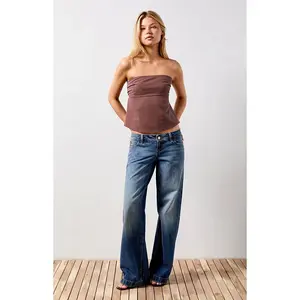 Your Favorite Women's Kenzie Tie Back Tube Top
