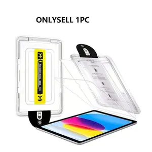 Crystal Clear Tempered Glass Screen Protector, Easy Install, for iPad Air 4/5, iPad 10th/11th, iPad Pro 11", Durable, Smooth, 9h Hardness