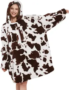 Blanket Hoodie  Super Soft Warm Giant Pullover with Large Front Pocket,Gifts for Women Men Teenagers