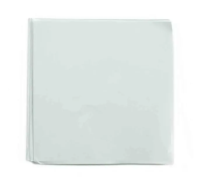 White Foil Candy Wrappers 4x4 in – Chocolate Foils, 125 Count
