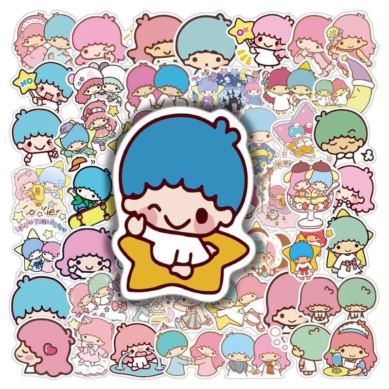 Sanrio Stickers 50pcs Adorable Characters on Fun Money Designs for Kids' Collection Includes Hello Kitty My Melody & More Perfect for Decorating and Enhancing Any Collection