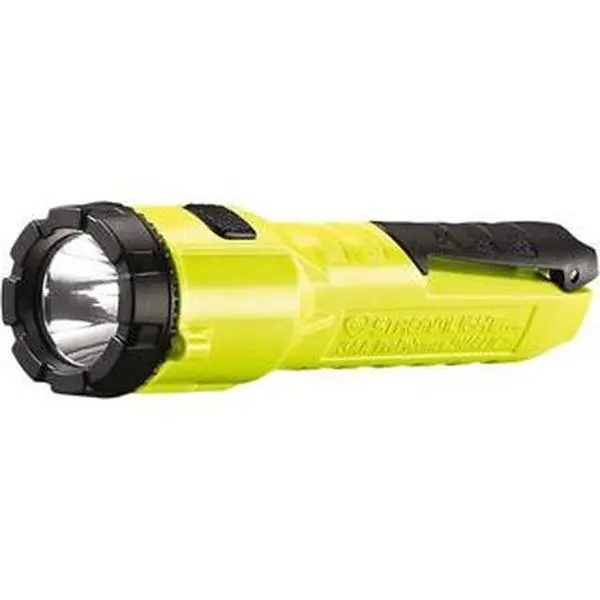 Streamlight Model 68751 Yellow Industrial Tactical Light - UL Listed, 2m Shockproof, IPX7 Waterproof (1m for 30 Min), Polymer Body, 245 Lumens, 7300 Candlepower, 18 Hr Runtime, Adult-Use, AA Battery-Compatible LED Flashlight