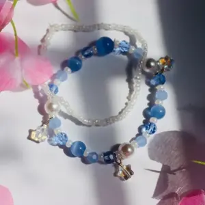 Blue Star Bracelet Set - 2 for Women, Fashion Jewelry Accessories