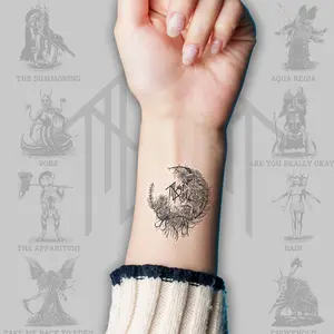 Sleep Token Tatoo Music Festival, Vessel Music Festival Body Sticker  23425MT77 0IW