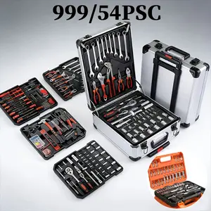 999/54pcs Professional Tool Set, Multi-functional Toolbox, Portable Design, Suitable for Home And Car Repair, Tool Set for Amateurs Professionals, Gift for Friends, Local Transport.