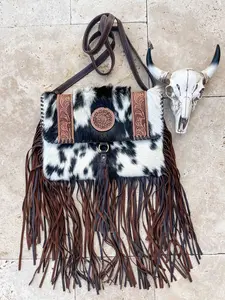 THE REGINA CROSSBODY cowhide purse bag 100% genuine leather Clutch Handbag Crossbody Shoulder Bag with Magnetic Closure & Adjustable Strap
