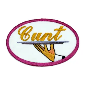 Serving Cunt 3.5" inch Iron On/Sew On Embroidered Patch