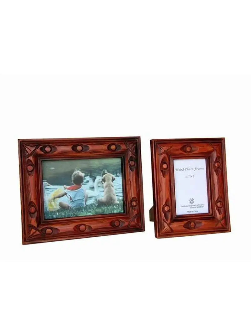 Sunshine Trading Handmade Wood Photo Frame - 3.5 x 5 Inch