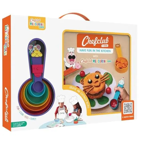 USED Book - Chefclub Kids: Have Fun In The Kitchen With Our Clever Measuring Cups by Chefclub (Hardcover) - english