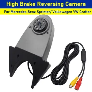 Universal High-Position Brake Light Camera, Car Reverse Backup HD Night Vision Waterproof, Integrated Driving Reverse Imaging
