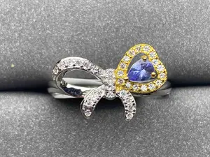 A651 Tanzanite Ring Natural Stone
