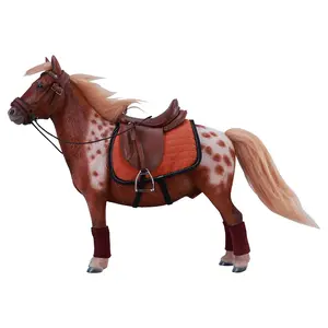 JXK Bangs Little Pony Resin Sculpture with Intricate Details Unique Collectible Art Piece Modern Interior Decor for Animal Lover’s Collection