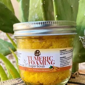 Tumeric Foaming sugar scrub Body Care
