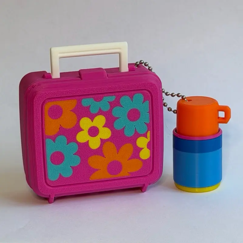 Retro Lunch Box Clicker - 3D printed fidget toy
