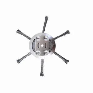 Steel Wire Grass Cutter Head, Rust Removal Weeding Disc, Sturdy Cutting Power Tool Accessory for Garden Equipment, Lawn Maintenance, Garden Tools