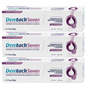 HOT 2026! Denttach Denture Adhesive, Thermoplastic Denture Adhesive, Cushion and Reliner, Comfortable, Secure Denture Grip for Up to 7 Days, Non Glue, Zinc Free, Long Holding Denture Reliner - BLACK FRIDAY SALE 51%