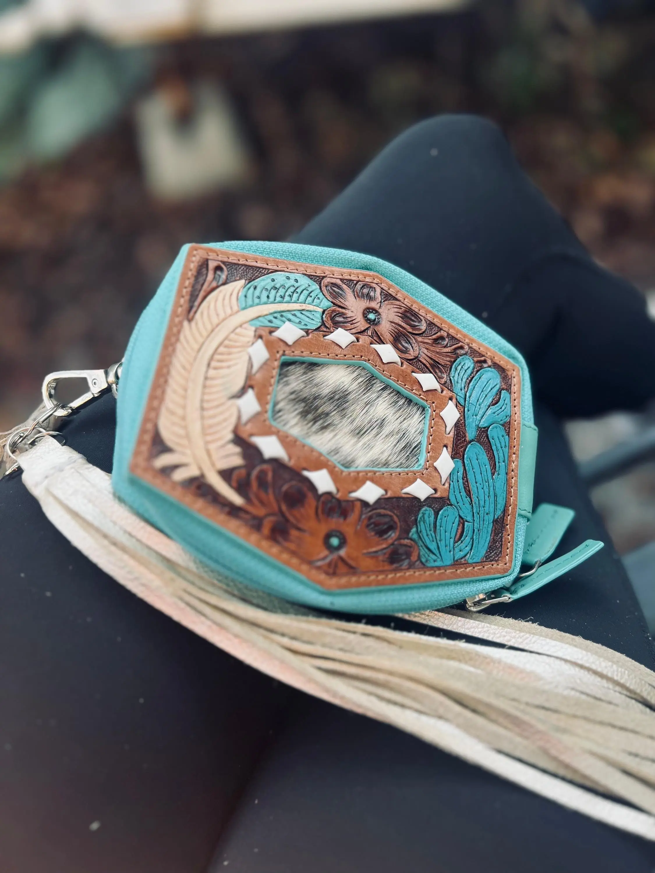 Hectagon Cactus Mini Wallet