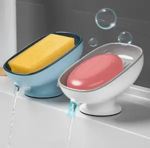 PS Soap Holder: Double-Layer Design for Neat Storage & Quick Draining