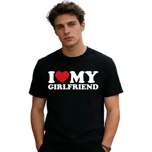 I Love My Girlfriend Shirt I Heart My Girlfriend Shirt GF T-Shirt men and women