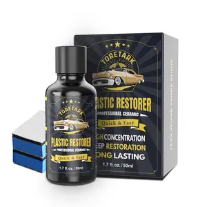 TORETARK Plastic Restorer Professional Ceramic Quick Easy High Concentration Deep Restoration Long Lasting 1.7 fl oz 50ml