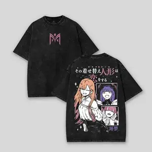 Men's My Dress Up Darling Marin Kitagawa Kawai Waifu Anime Vintage Cotton Unisex Tanktop - Casual Basic Tee, All Sizes, 90s Graphic Design