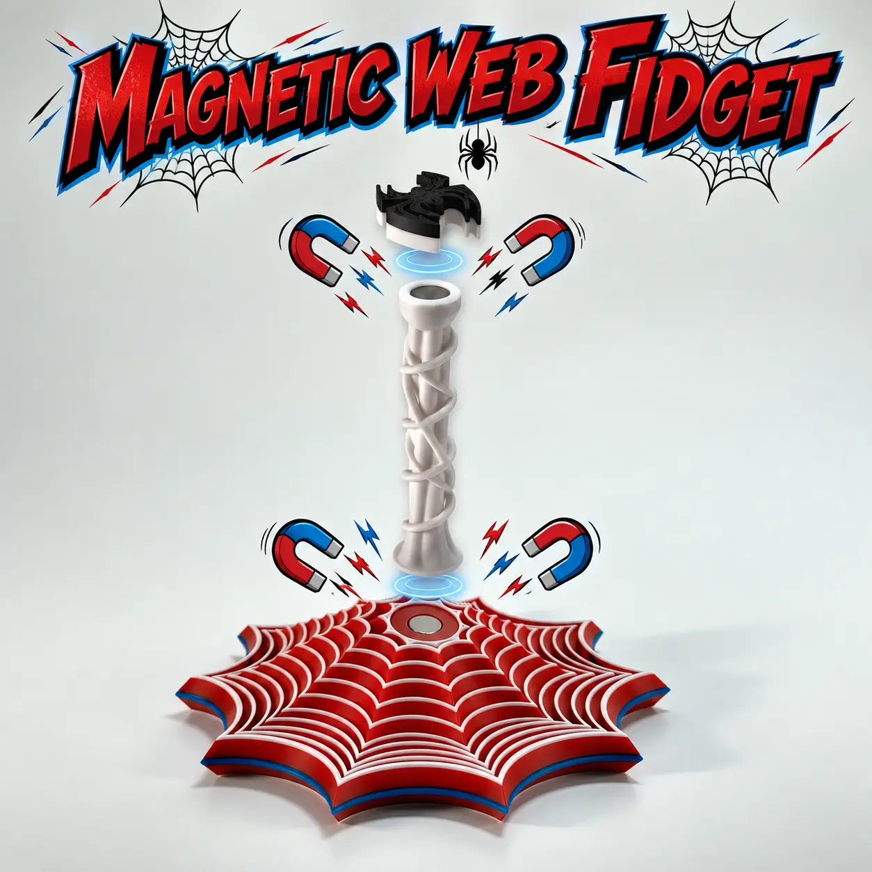 Magnetic Web Fidget - Spider Man BND - Sensory Toy