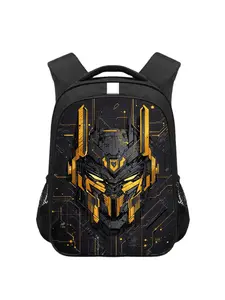 Cyberpunk Mechanical Print Large Capacity Backpack, Multi-Pocket Outdoor Hiking Camping Sport Bag, Lightweight Casual Men's Shoulder Bag, Cyberpunk Inspired Backpack