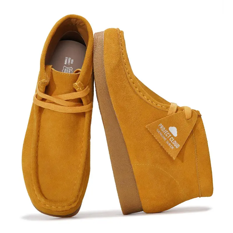 Project Cloud Women's | 100% Genuine Suede Ankle Boots | ProjectPlush | Non-Slip - Wally Boot