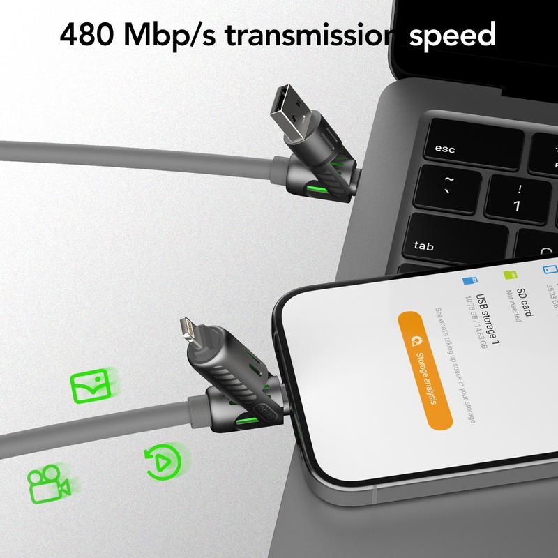 MFish Armored Dragon I 4-in-1 Multi 240W Fast Charging Cable with USB A Type C Lightning for iPhone17&Samsung Laptops Charger MFish Armored Dragon I 4-in-1 Multi 240W Fast Charging Cable with USB A Type C Lightning for iPhone17&Samsung Laptops Charger