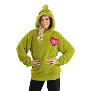 The Grinch Adult Hoodie Costume Top The Grinch Adult Hoodie Costume Top