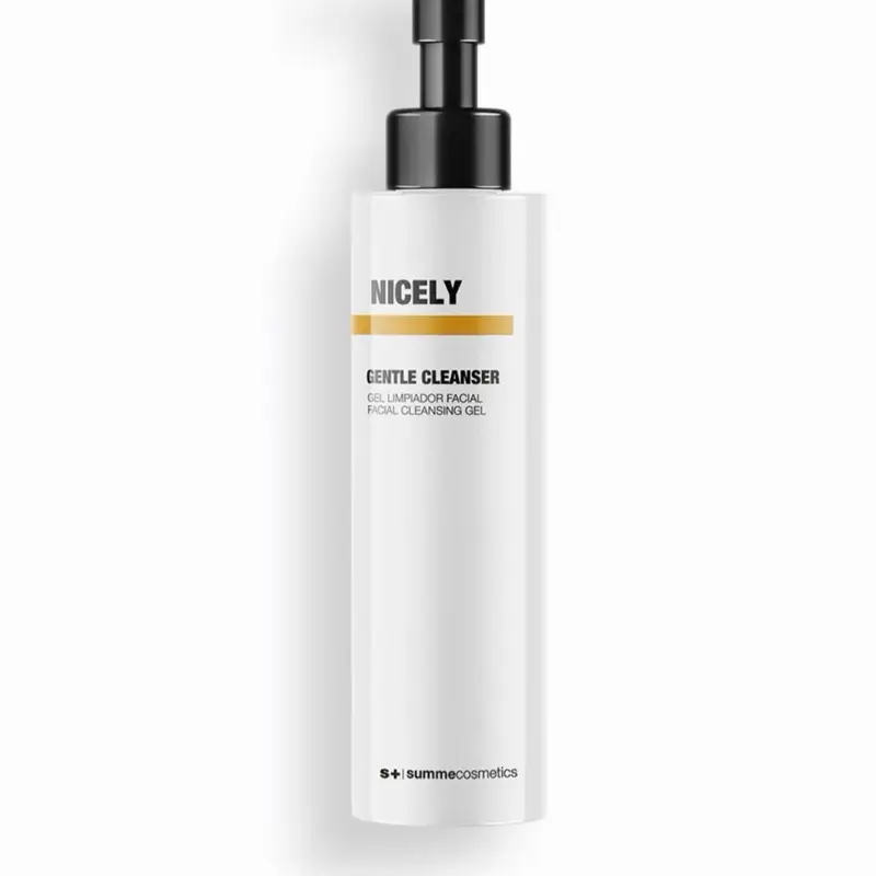 NICELY Gentle Facial Cleansing Gel for Sensitive, Reactive Skin, Rosacea-Prone Skin Cleanser