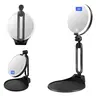 6in Rechargeable Portable Glass Magnifying Mirror with Light - Double-Sided Bathroom Gadget, 30X/1X Magnification, Adjustable Dimmable Lighting, 360° Angle Control, Large Size & Foldable Design, Compact Storage, Mother's Day Gift, Lash Cluster Essential