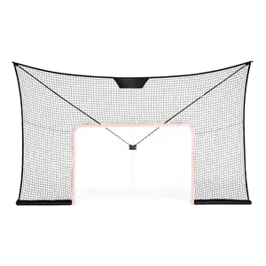 Father's Day Gift Spring new arrivals Hockey Goal Backstop Net Street Hockey Sport Target Netting Outdoor 12x7FT
