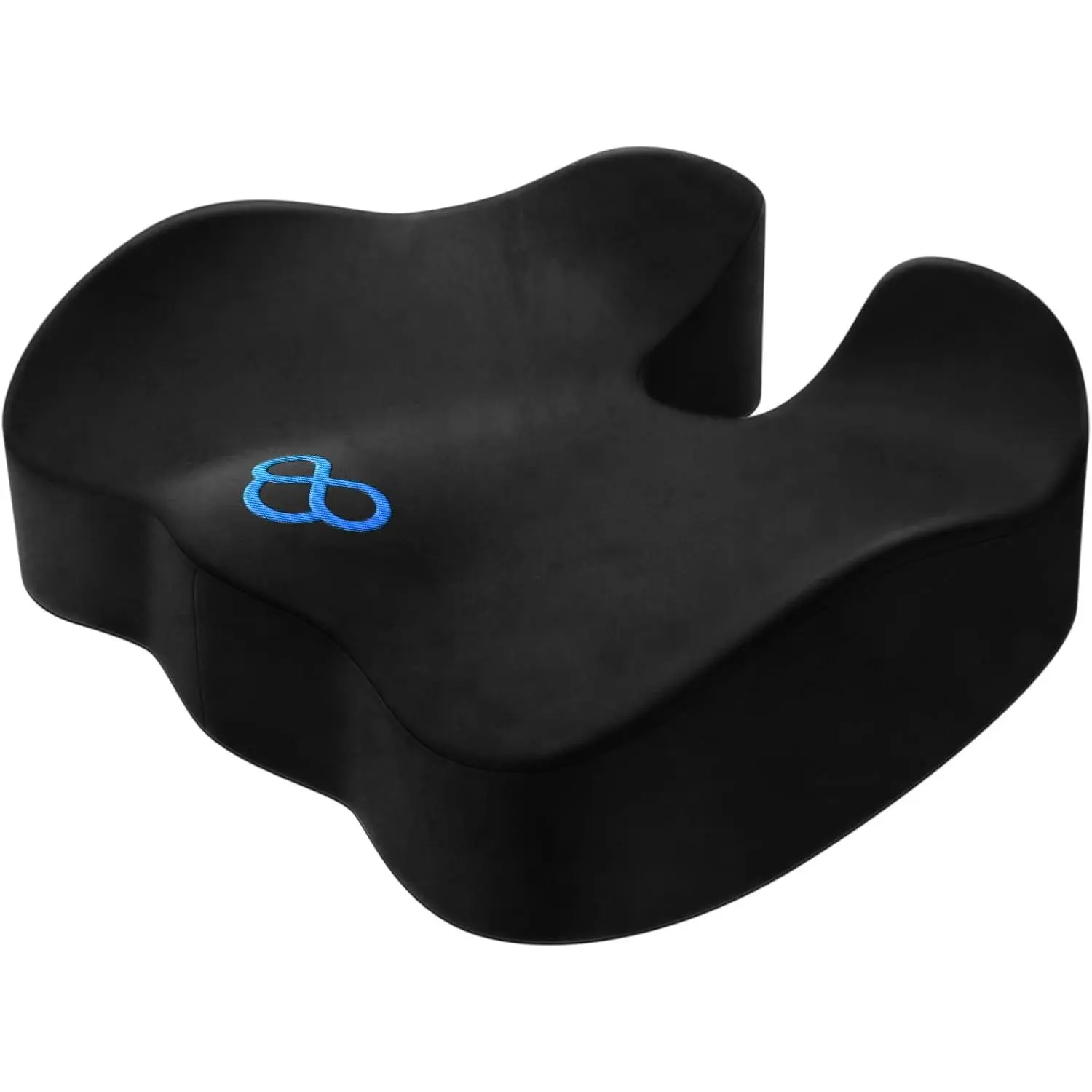 Seat Cushion,Thick Memory  Cushions for Office Chair,  Seat, Airplane, Relieving      for Long Sitting Office Workers,  Drivers 4.7in Thick Black