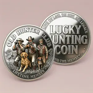 Hunting Legacy Challenge Coin, Lucky Hunting Commemorative coin, Gift for Dad, Hunters