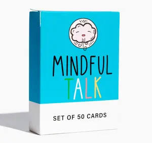The School of Mindfulness- Mindfulness Game for Kids: Mindful Talk Cards for Children and Parents- for Authentic and Meaningful Conversations