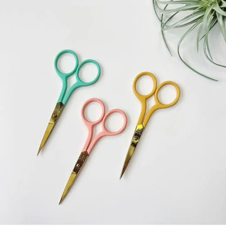 Embroidery Scissors with Gold Blade Embroidery Scissors with Gold Blade