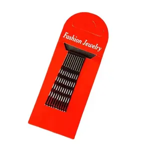 Mini Wavy 1.38 Inch bobby pins black with Storage Box, Suitable for All Hair Types, Hair Clips for Kids, Girls and Women