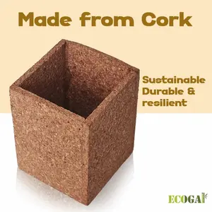 Square Cork Pen Stand – Let Nature Organize Your Desk