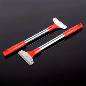 Heavy-Duty Stainless Steel Multi-Purpose Scraper Tool with Sharp Blade - for Floor, Glass, Tile, Glue Removal, Paint, Adhesive, Wax - Professional