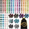 CIARAQ Various Styles Acrylic DND Polyhedral Dice Set (with Bag or Tray) - Durable, Water-Resistant, D4,D6,D8,D10(22mm*25mm),D12,D20, 14+ Years, Choking Hazard Small Parts, Roleplay Accessories for DND/RPG Games, Great Collection & Gift for DM Dice Goblin