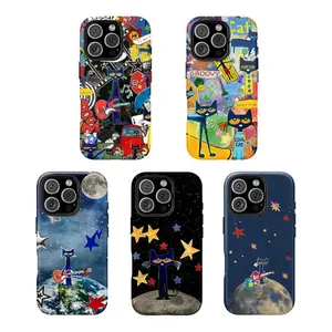 Y-Pete the Cat Phone Case | Retro Rock & Roll Vibes ,Having good protective properties,for iPhone 16 15 14 13 12 11 17Pro Max,for Samsung S25 S24 S23 S22 Ultra,Protective Cover,give her/him a gift for Christmas and Thanksgiving